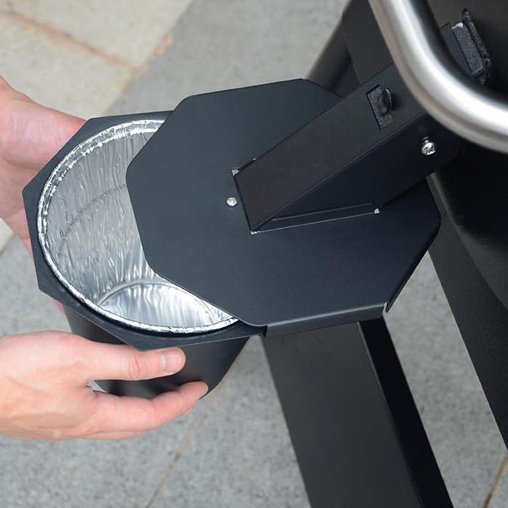 Grill Grease Bucket for Traeger Pit Boss Z Grills Upgraded Grease Bucket High Capacity With Lid & 2PCS Liners Grills Accessories