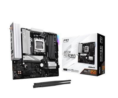 Płyta główna ASRock B850M Pro RS WiFi AMD Ryzen 9000 8000 7000 Series CPU Kompatybilna z DDR5 Płyta główna Micro ATX Autoryzowany dystrybutor / / (Gniazdo AM5)