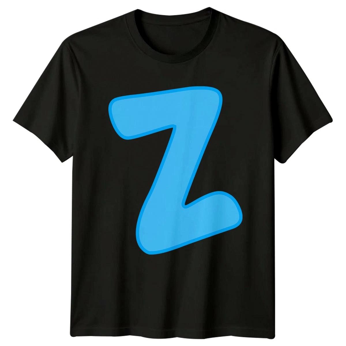 Letter Z Alphabet Initial Mens T-Shirt Womens Tee Graphic Unisex Top M