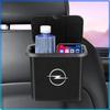 Car Trash Can Portable Hanging Vehicle Garbage Case Stickers For Opel Astra H G J Insignia Mokka Zafira Corsa Vectra B C D