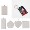 12x Wooden Keychains Sublimation Blanks Keychain Ornament for Jewelry Making