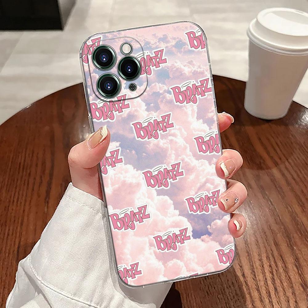 

Cartoon Fashion Doll Bratzs Transparent Phone Case For iPhone 17 Pro Max 17E 11 12 13 14 15 16 Pro Max Plus 17 Air 16E 7 X Cover iPhone 7