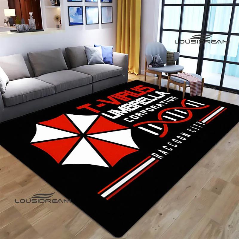 R-Resident Evil Umbrella Printed Carpet Non -slip Carpet Carpets for Living Room Area Rug Door Pad Bedroom Decor Birthday Gift