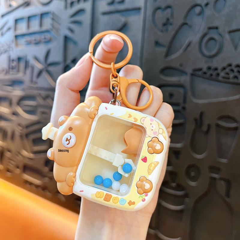 Мини брелок-игровой автомат с клешней: Милый подвес-игрушка для студентов и пар