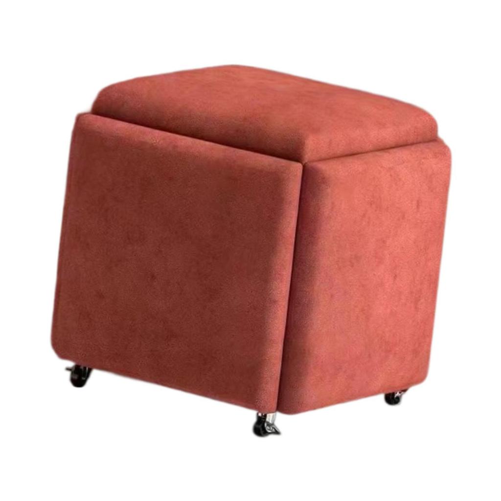 Small Footstool Sofa Stool Sofa Tea Stool Square Seat Chair Ottoman Stool for Entryway Bedside Nursery Bedroom Dressing Room