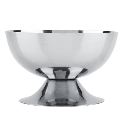 Stainless Steel Ice Cream Cups Serving Dessert Dish Bowls for Salad Fruit Pudding(Short)