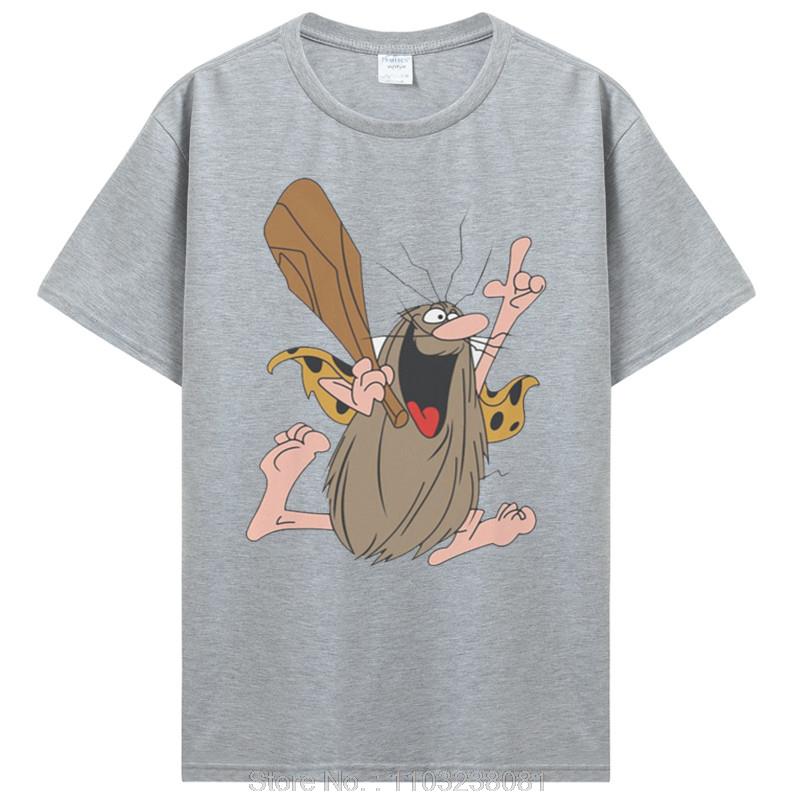 Hanna Barbera Graphic TShirt Captain CaveUnisex Cavey 1980s Cartoon Printing Tops Leisure T Shirt Unisex Cotton Tee Special Gift
