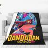 Hot Manga Dandadan Blanket Soft Warm Quality Bedding Throw for Kids Living Room Autumn Winter Comforter Patterned Bedspread