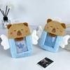 Capybara Delightful Angel Plush Card Bag For Student Meal Card And Id Wallet