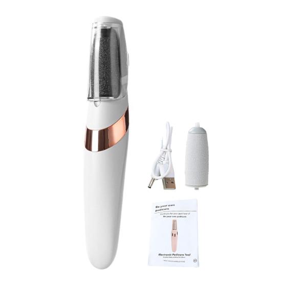 Lixa Elétrica para Pés Recarregável Removedor de Calos para Remoção de Pele Morta Esfoliante Ergonômico para Pés Portátil Lima para Pés para Pés Lisos Cuidados de Spa em Casa