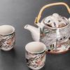 Pabei Retro Ceramic Tea Set (One Pot, Two Cups)