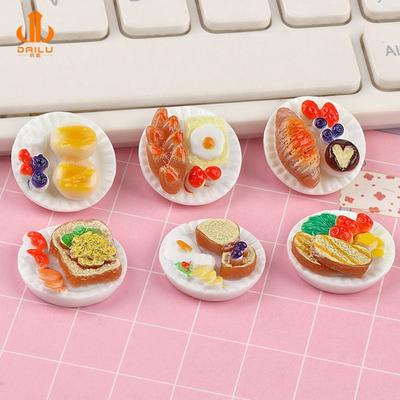 Colorful Dollhouse Miniature Simulation Food Model Creative Kitchen Accessories Children