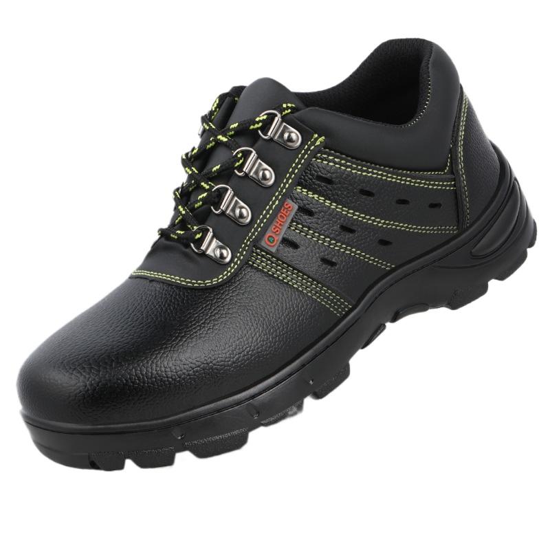 Anti-smashing and Anti-piercing Labor Insurance Shoes, Durable Steel Baotou Construction Site Protective Steel Plate Work Shoes