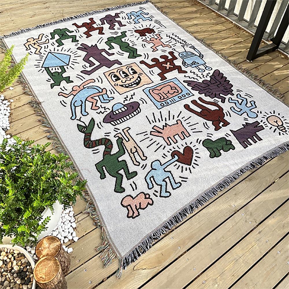 

Portable Camping Mat Folding Picnic Beach Blanket Picnic Mat Outdoor Carpet Equipment Supplies Thicken Moistureproof Cushion