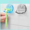 Stylish Plastic Super Suction Cup Razor Organizer With Space Saving Design For Bathroom