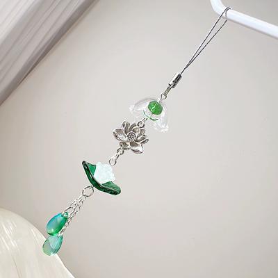 Cute Wind Chime Pendant Keyring Mobile Phone Lanyard Kawaii Bag Keychain Decorative Accessories Home Decorations