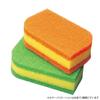 3M Kitchen Sponge Non-Scratch Leaf Type 2 Pieces Scotch Brite SS72KE-2PW
