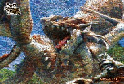 1000 Piece Monster Hunter Mosaic Art Hunting Life 81-076