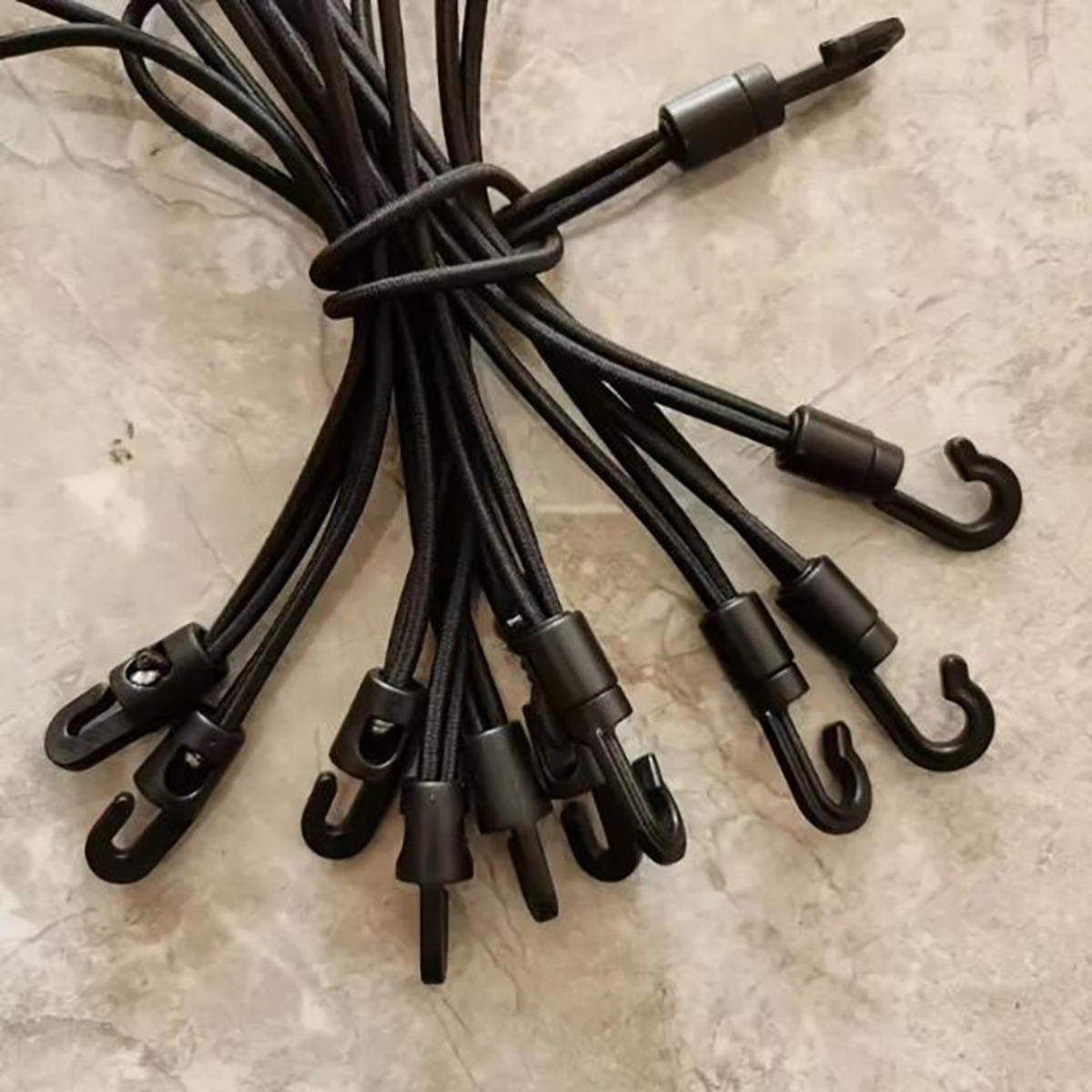 

Набор эластичных шнуров-банджи, завязанная веревка, высокая эластичность, веревка для багажа для велосипедов, крепления, кемпинг, автомобили, шнур для завязывания 10cm