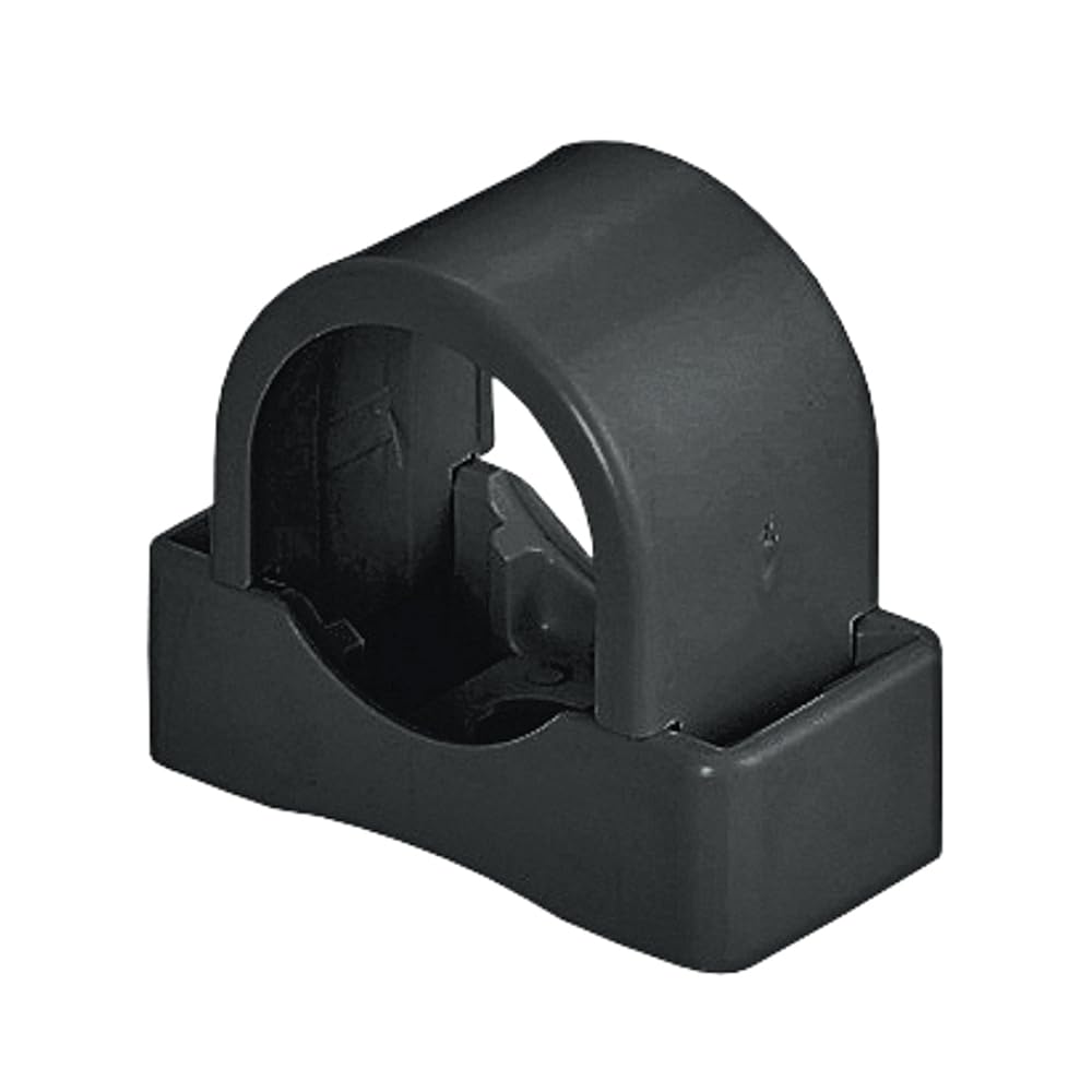 MIRAI PFVE Compatible Base Saddle, Suitable for PF 16 and VE 16mm Pipes, Black (Price for 10 pieces) SPF-16K