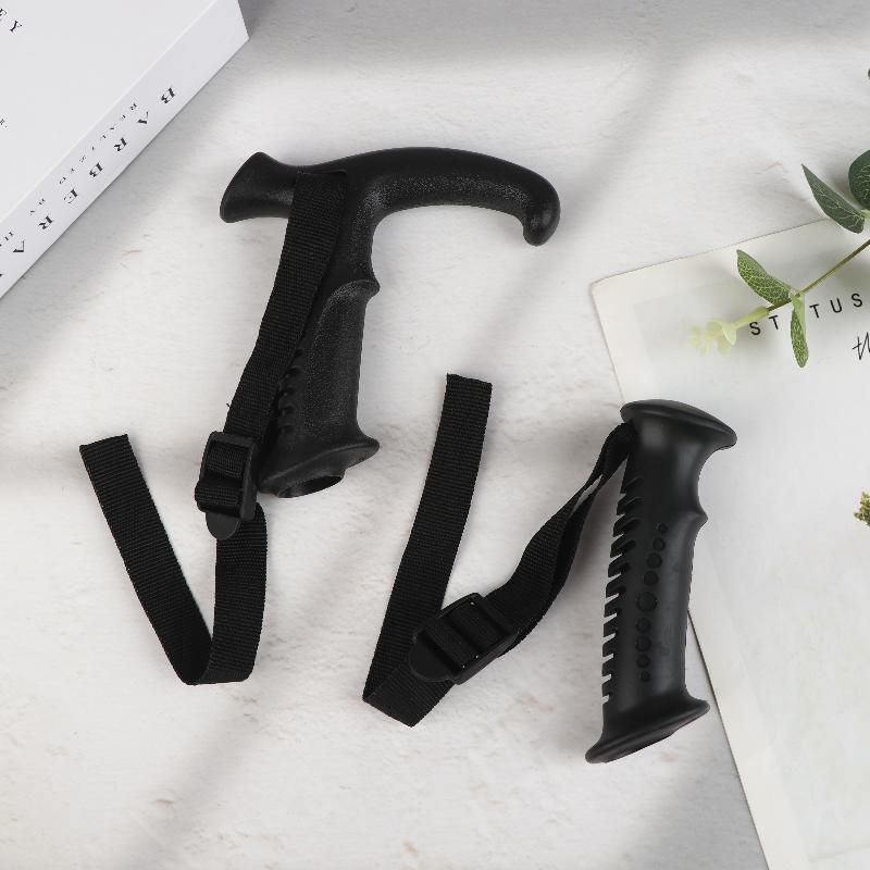 1PCS Walking Cane Hand Grip Portable Hiking Pole Handle For Rock Climbing Camping Hiking Pole Handle