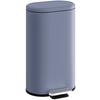 Kitchen Waste Bin, 30 Liters, Pedal Bin with Soft-Close Lid, Metal Pedal, 36.5 X 31 X 61 Cm, Grey