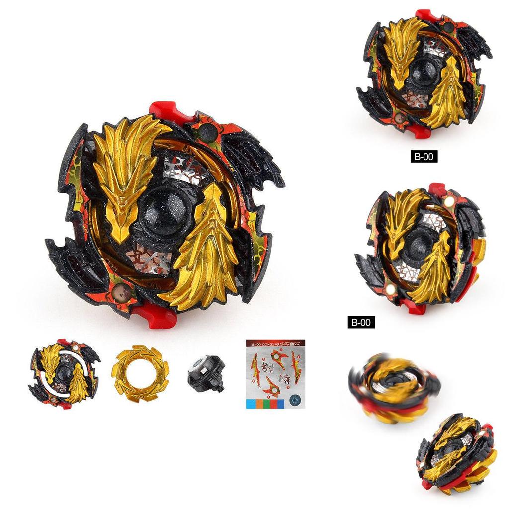 Premium Quality Burst Beyblade B-00 Lost Longinus N.sp Gold Dragon Ver Top