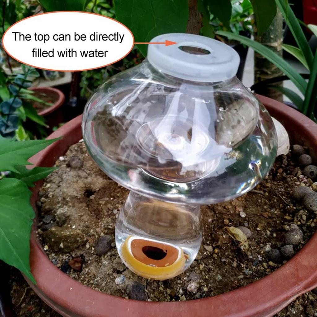 2 szt. Ogrodowe Automatyczne Narzędzie do Podlewania Grzybek Wewnętrzny System Nawadniania Kropelkowego Podlewanie Roślin Doniczkowych Kolce Zapasowe