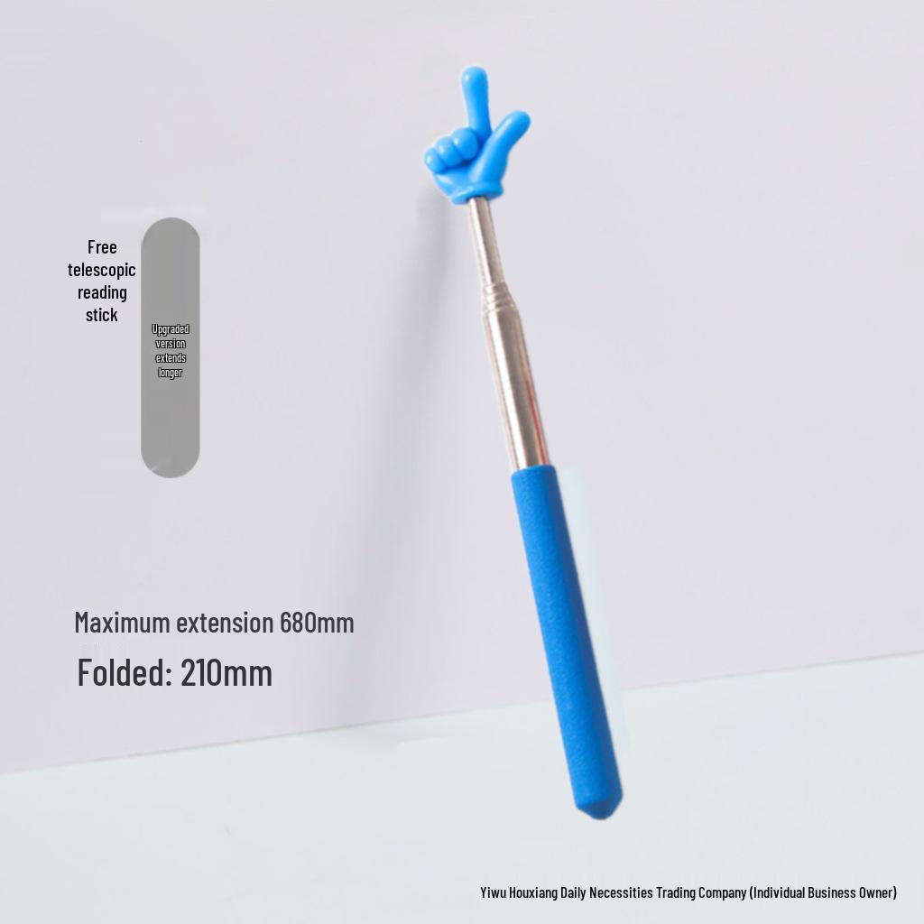 Telescopic Stainless Steel Pointer for Teaching and Reading
