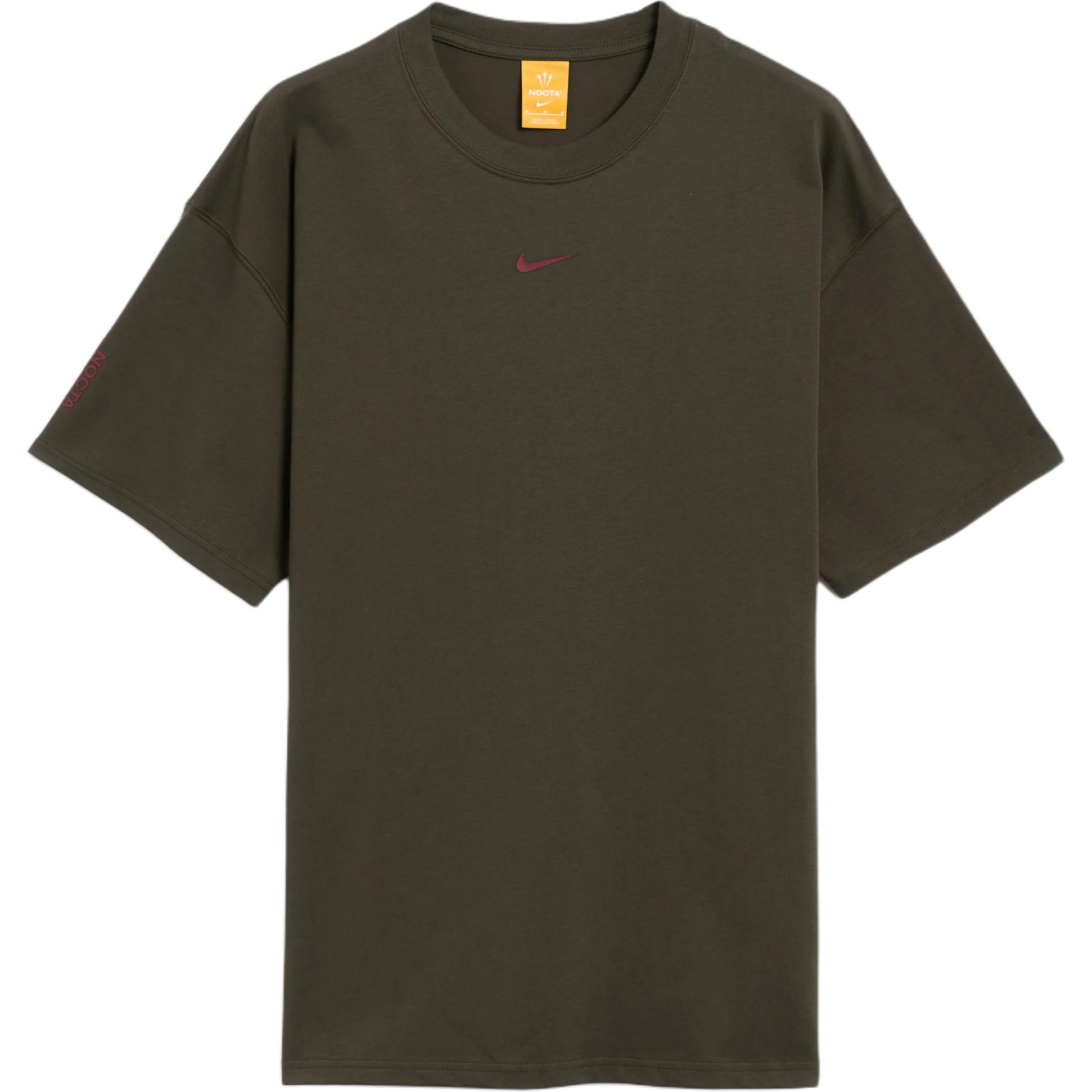 

Nike Коллаборация X Drake Nocta Удобный свитшот с круглым вырезом Универсальный пуловер Футболка с коротким рукавом Мужские топы IB5673-325 XS