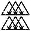 6pcs Magic Ball Rack Holder Billiard Ball Rack