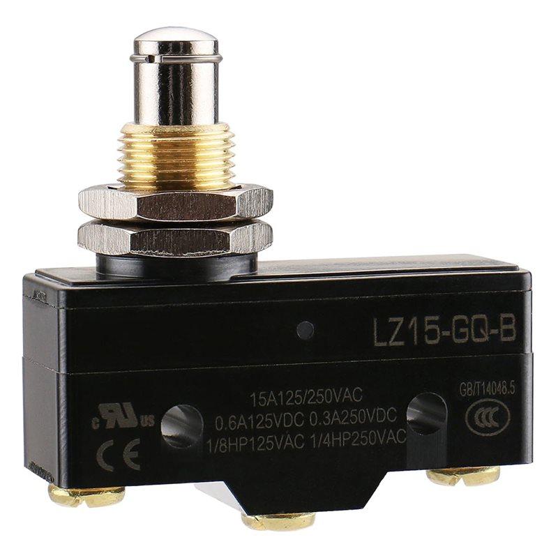 A84E-Panel Mount Plunger Micro Switch, Z-15GQ-B(LZ15-GQ-B) Universal Purpose Basic Switch