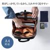 Sanwa Direct Business-Rucksack, Hergestellt in Japan mit Okayama-Denim und Toyooka-Näharbeit, Wasserabweisend, 10 Taschen, Schwarz, 200-BAG165BK
