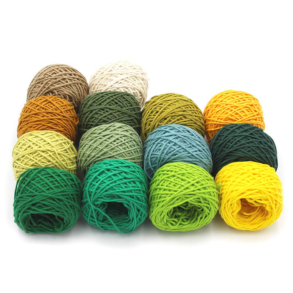 

Оригинальный хлопковый набор 2 10 г Маленький моток x 14 цветов 14-цветный №. - 100% хлопок,