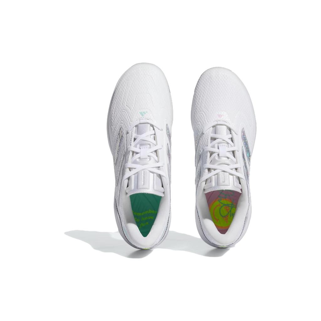 Adidas Sis Bates X  Adizero PureHustle 3 Remember To Have Fun Women Sneakers White Cloud-White Silver-Metallic ID1664