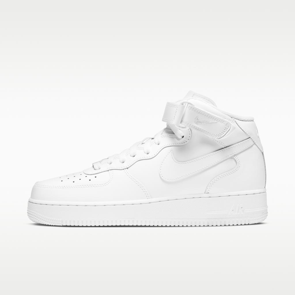 Nike Air Force 1 Mid '07 'Triple White' pour homme