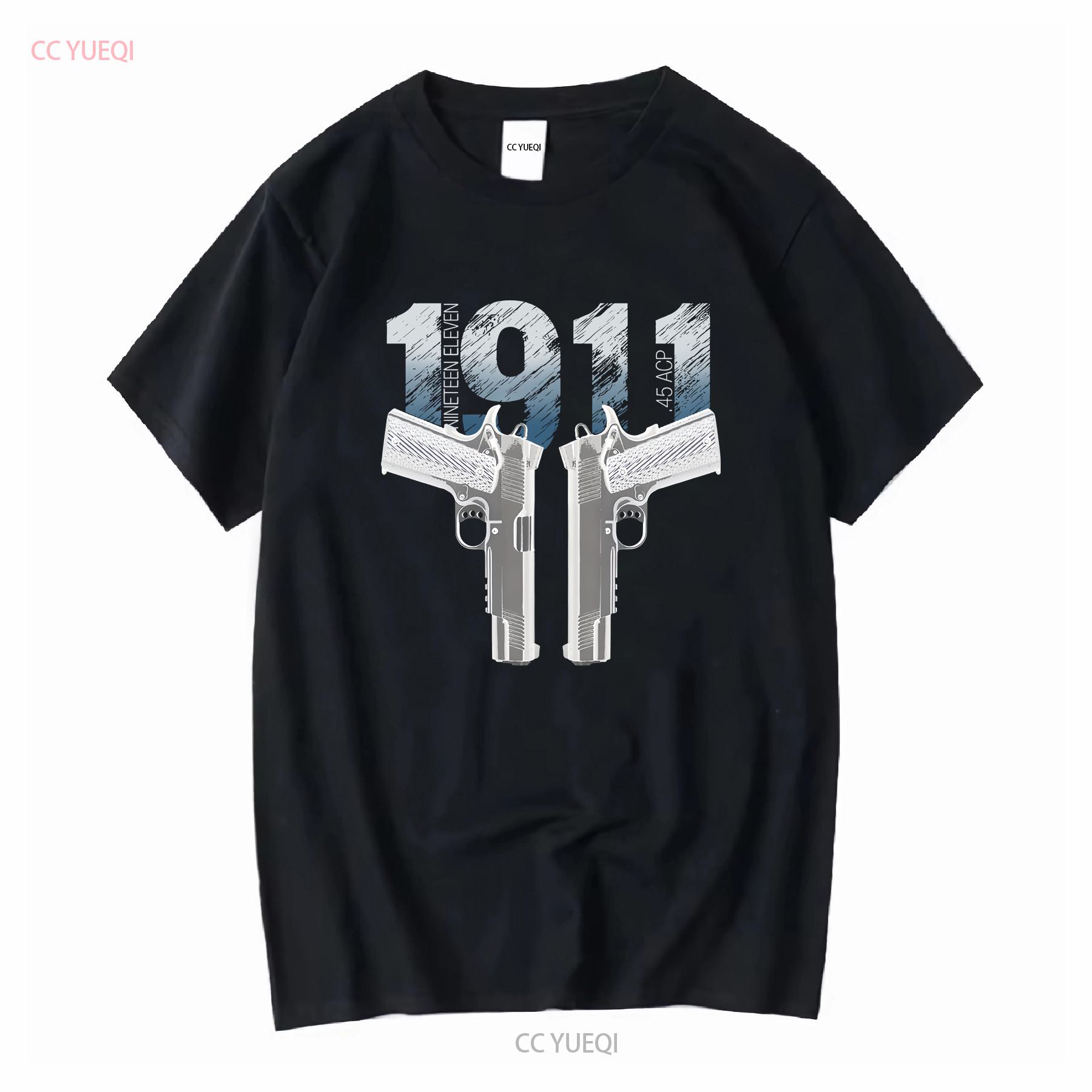 

Model 1911 Colt Pro Gun Rights 2nd Amendment 100 Cotton Men T Shirt vintage Washed Casual Stretched Breathable Unisex 4XL