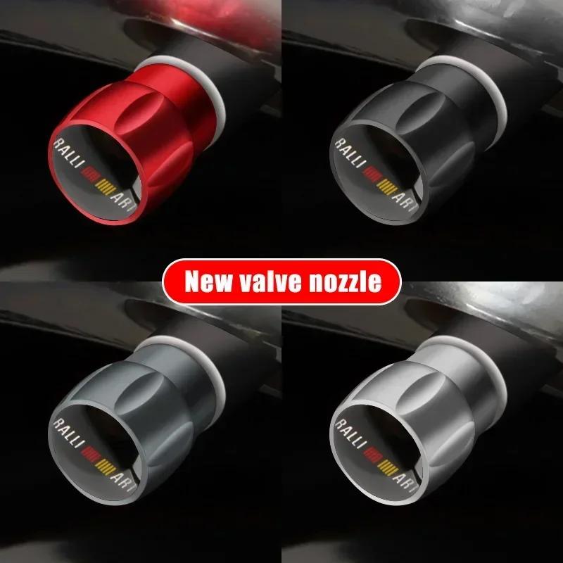 for Mitsubishi Badge Car Wheel Valve Valve Stem Caps Outlander ASX Eclipse Lancer Galant L200 Colt Pajero Accessories
