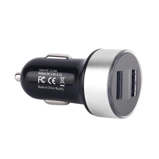Universal LED Volume Display Dual USB Port 3.1A Fast Charging Car Charger Socket