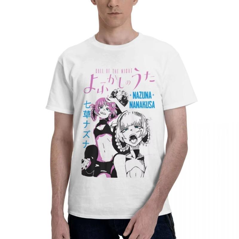 

Тренды Лето 2025 Косплей Аниме Рубашка Коу Ямори Зов Ночи Назуна Нанакуса Аниме Каваий Рубашка Мягкая Футболка Аниме Одежда 4XL