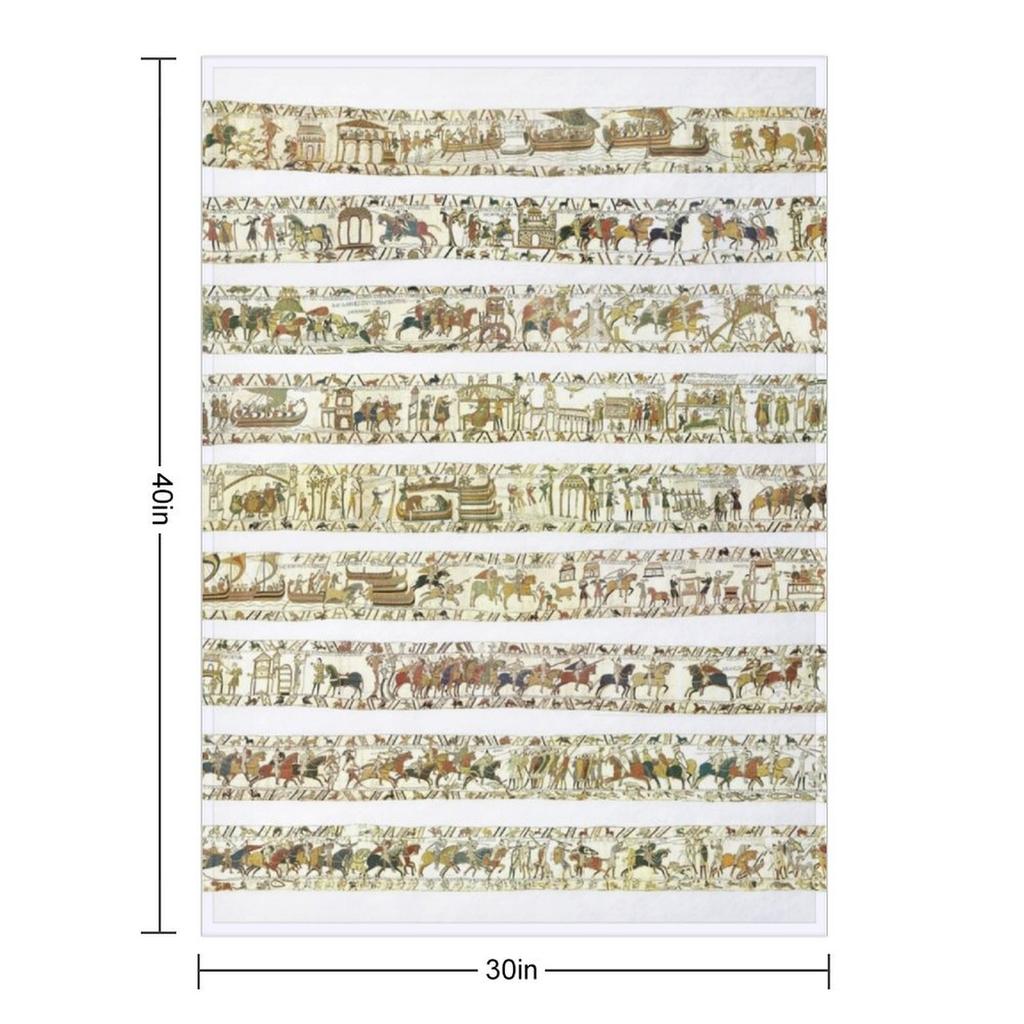 Complete Bayeux Tapestry Throw Blanket Baby anime Thermals For Travel cosplay anime Blankets