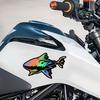 Shark Waterproof Vinyl Decal, Wear Resistant Sticker for Motorcycle Fairing Car Window Scooter