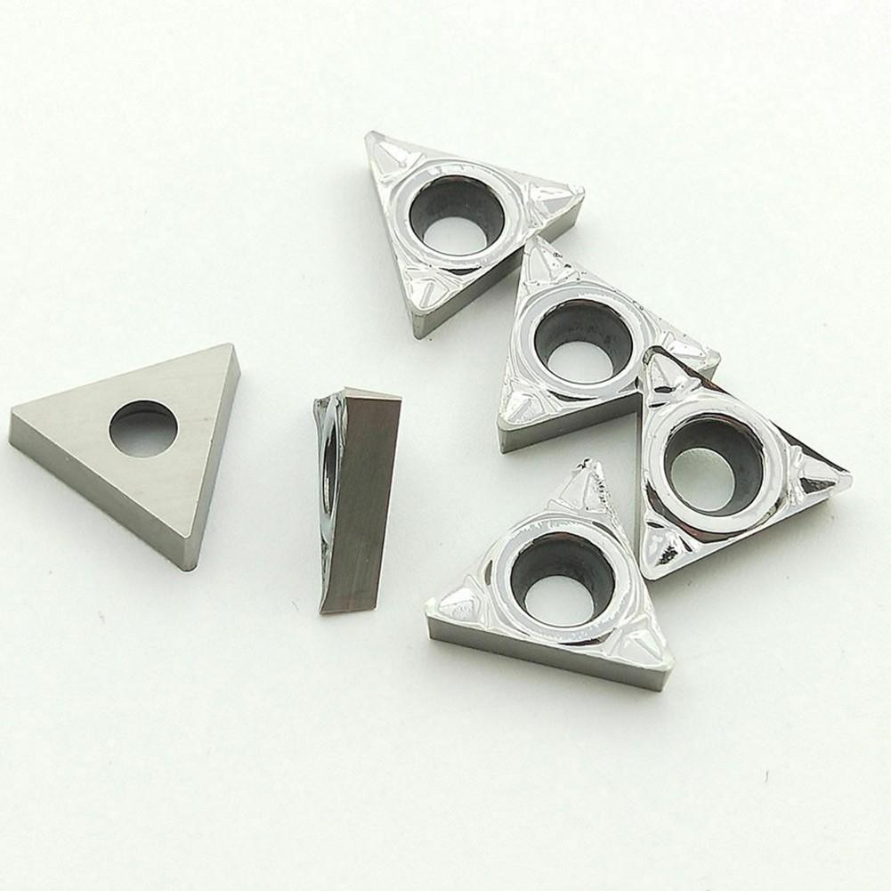10pcs TCGT110208 -AK H01 Carbide triangle TCGT21.52-AK Aluminum turning insert