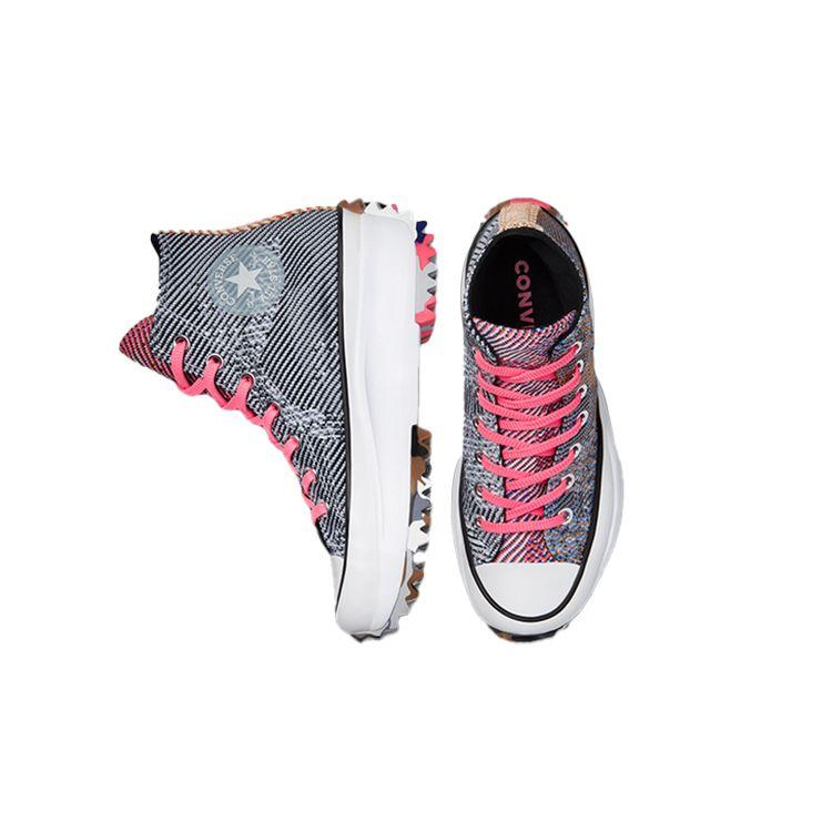 Converse Run Star Hike High Knit Mashup Unisex Sneakers Blue Digital-Blue Light-Zitron 170249C