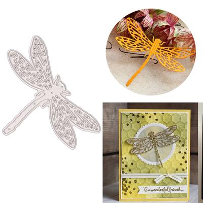 Dragonfly Cutting Dies Scrapbooking Stamps Embossing Paper Cards Border Templage Punch Stencil DIY