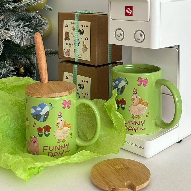Cute Graffiti Bear Ceramic Mug
