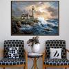 DIY Sea Pattern Diamond Painting Full Round Drill Embroidery Drawing Decor