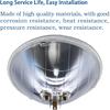 H6024 Super Vision Crystal Headlight, Halogen Sealed Beam Headlight, (7"" ROUND, 178MM) (110/130W), Replaces# H6024