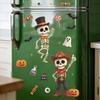 Halloween Cartoon Cowboy Skull Bat Balcony Home Window Beautification Decoration Window Stickers