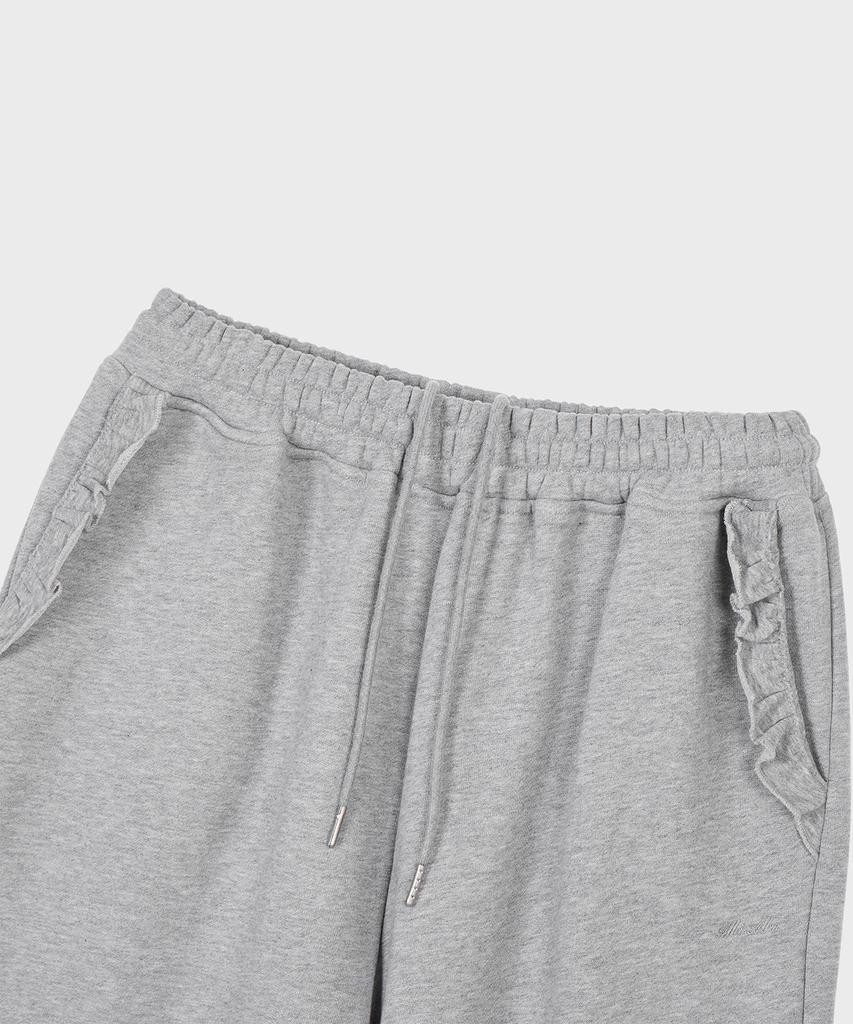 Alkialka Frill Wide Pants (Gray)